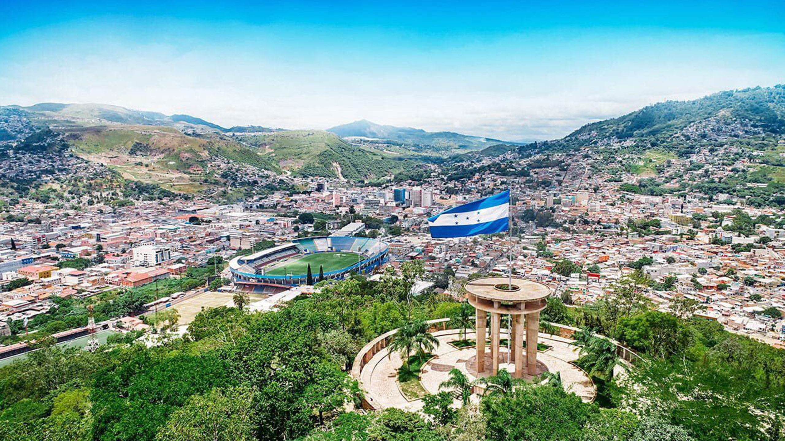 Honduras landscape representing Joseph Rosales's connection between Honduras and the United States